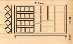 16 lı Dişbudak Fonksiyonel Merdiven Basamak platformlu Kaşıklık - 1