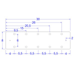 Mıknatıslı Bıçaklık 5'li