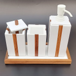 Akrilik Sıvı Sabun Seti(Ceviz)