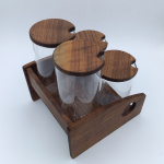 4'lü Tezgah üstü baharatlık