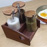 4'lü Tezgah üstü baharatlık