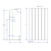 Dikey bıçak bloğu