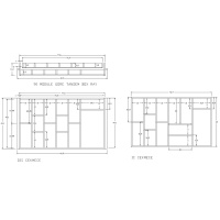 Çift katlı kaşıklık 90'lık 