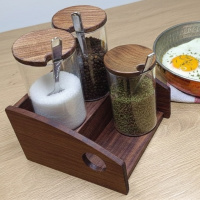 4'lü Tezgah üstü baharatlık