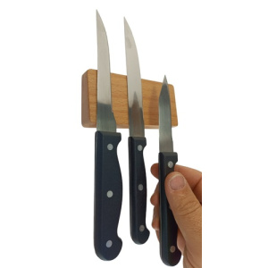 Mıknatıslı Kayın Bıçaklık(3 bıçak kapasiteli)