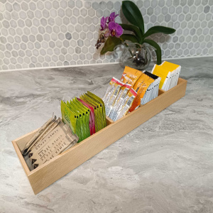 Kayın çay kahve kutusu