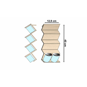 Merdiven baharatlık platformu (8 baharat kapasiteli)