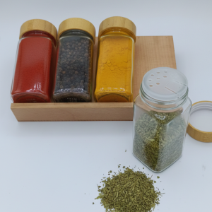 Kayın modüler merdiven baharatlık