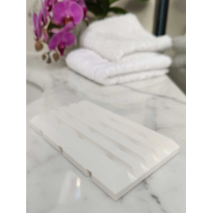 Beyaz Akrilik Sabunluk