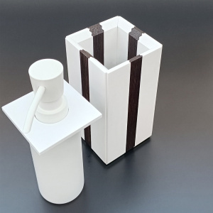 Wenge-akrilik sıvı sabunluk