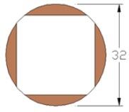 Jupiter Akrilik-Ceviz Sunum Standı 32 cm - 3